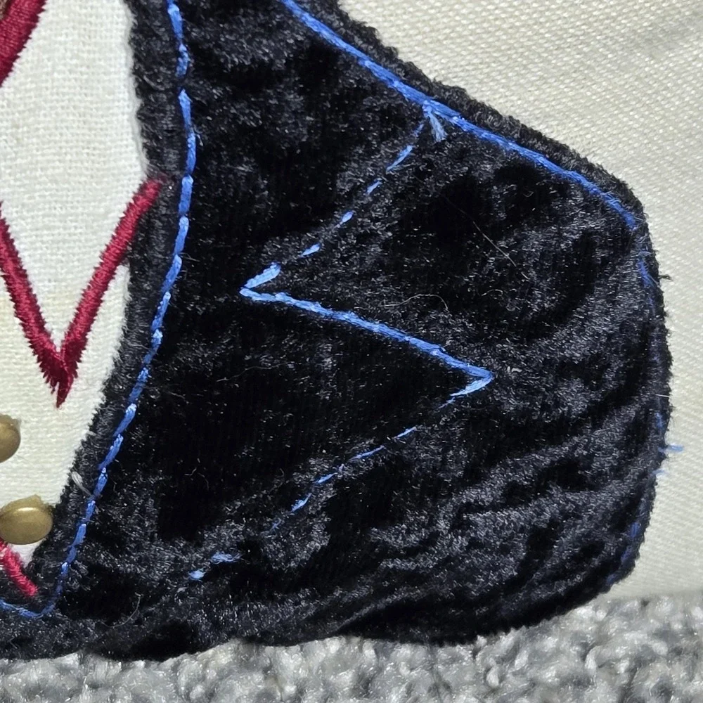 Pier 1 Embroidered Throw Pillow‎ Dog In Suit Hat 13